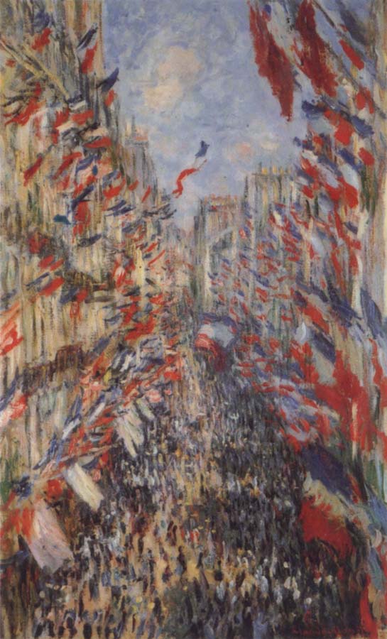 Claude Monet The Rue Montorgueil,3oth of June 1878